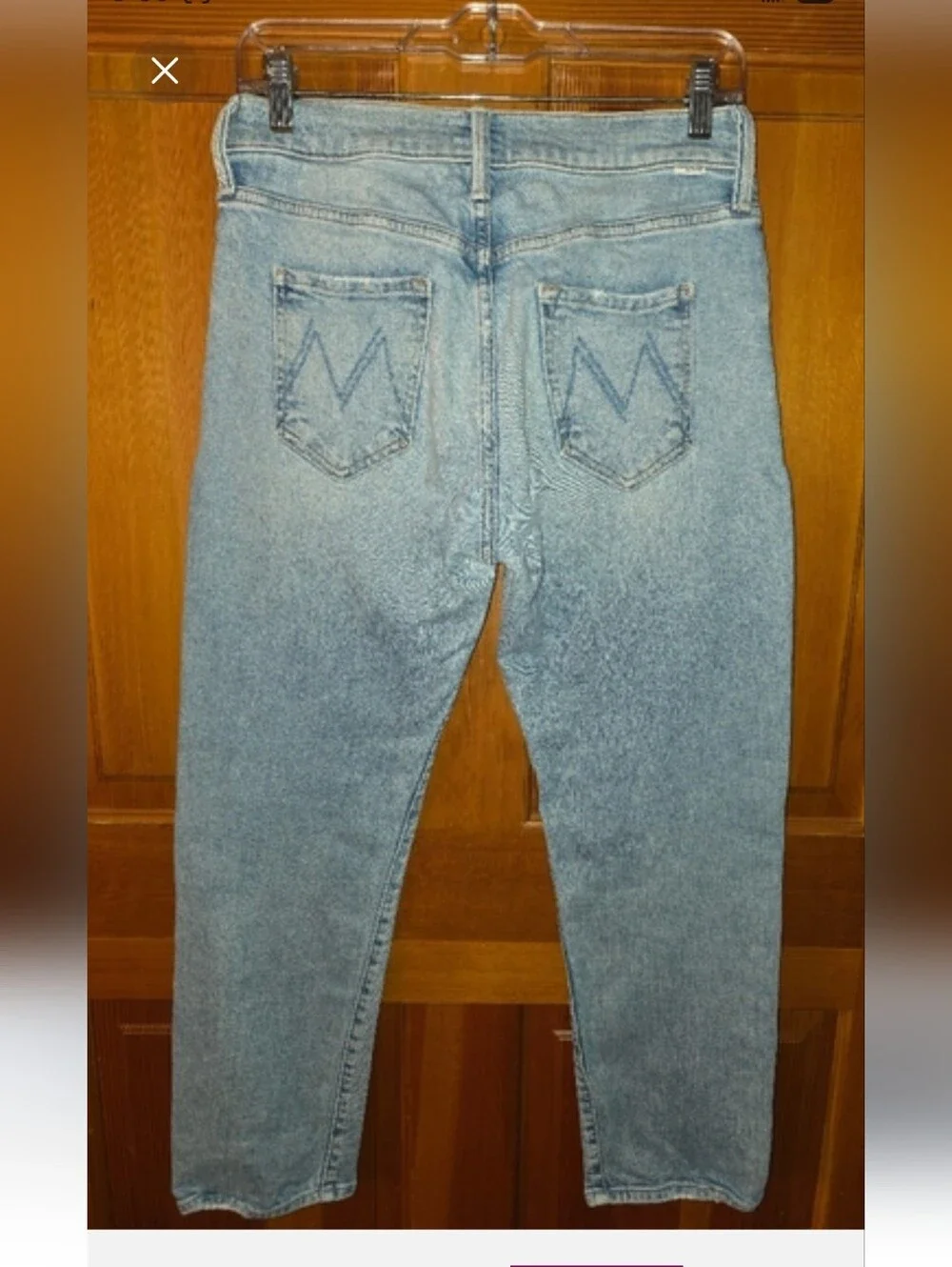 Mother The Scrapper Ankle High Rise Jeans Women’s Sz 25